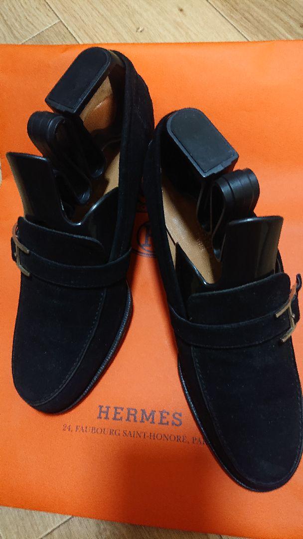 HERMES - 美品 エルメス HERMES ローファー モカシン Hロゴ