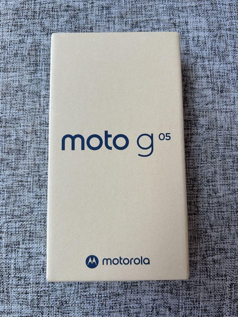 美品　モトローラ moto g 05 フレッシュラベンダー