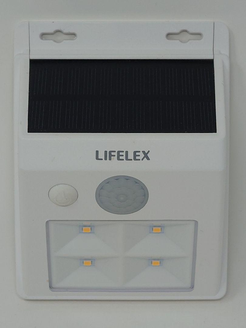LIFELEX マグネットで取り付けられるソーラーウォールライト✕3