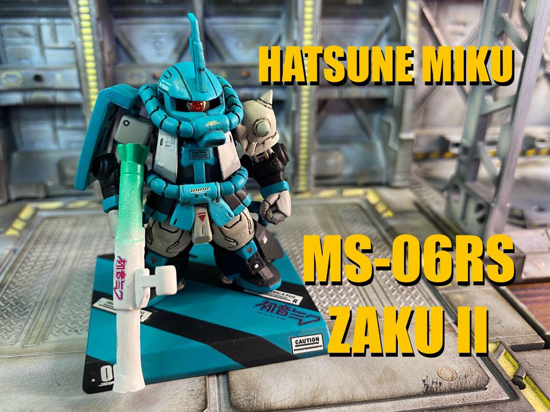 ガンダムコンバージ 【一点物】初音ミク専用機風にフルリペイント