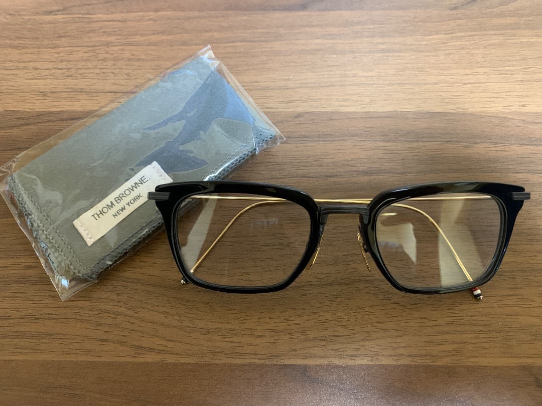 THOM BROWNE トムブラウン TBX916-51-01 BLK-GLD THOM BROWNE トムブラウン TBX916-51-01 BLK-GLD