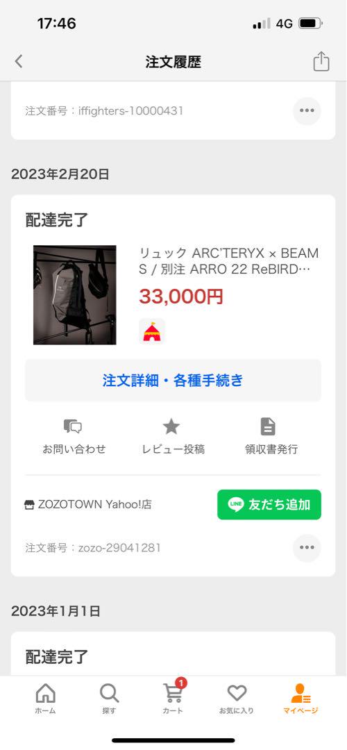 アークテリクス  × ビームス / 別注 ARRO 22 Backpack