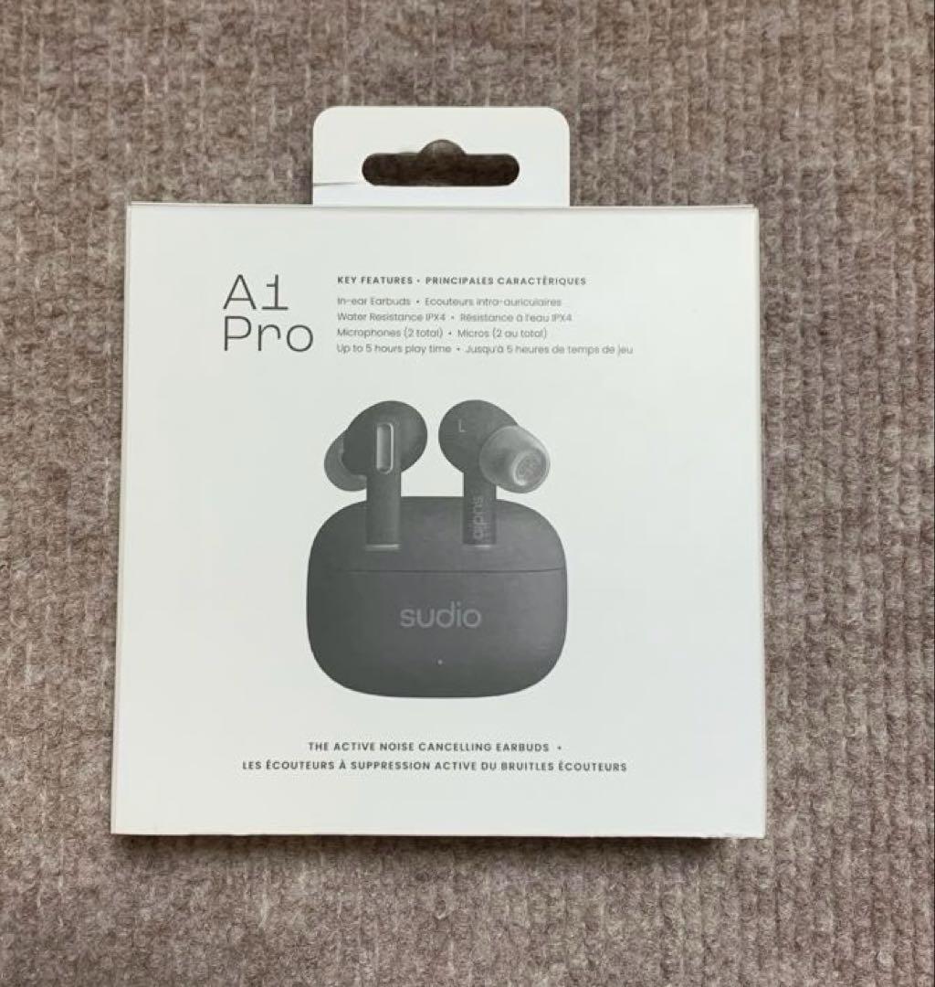 【新品】【美品】sudio A1 Pro ワイヤレス イヤホン ブラック