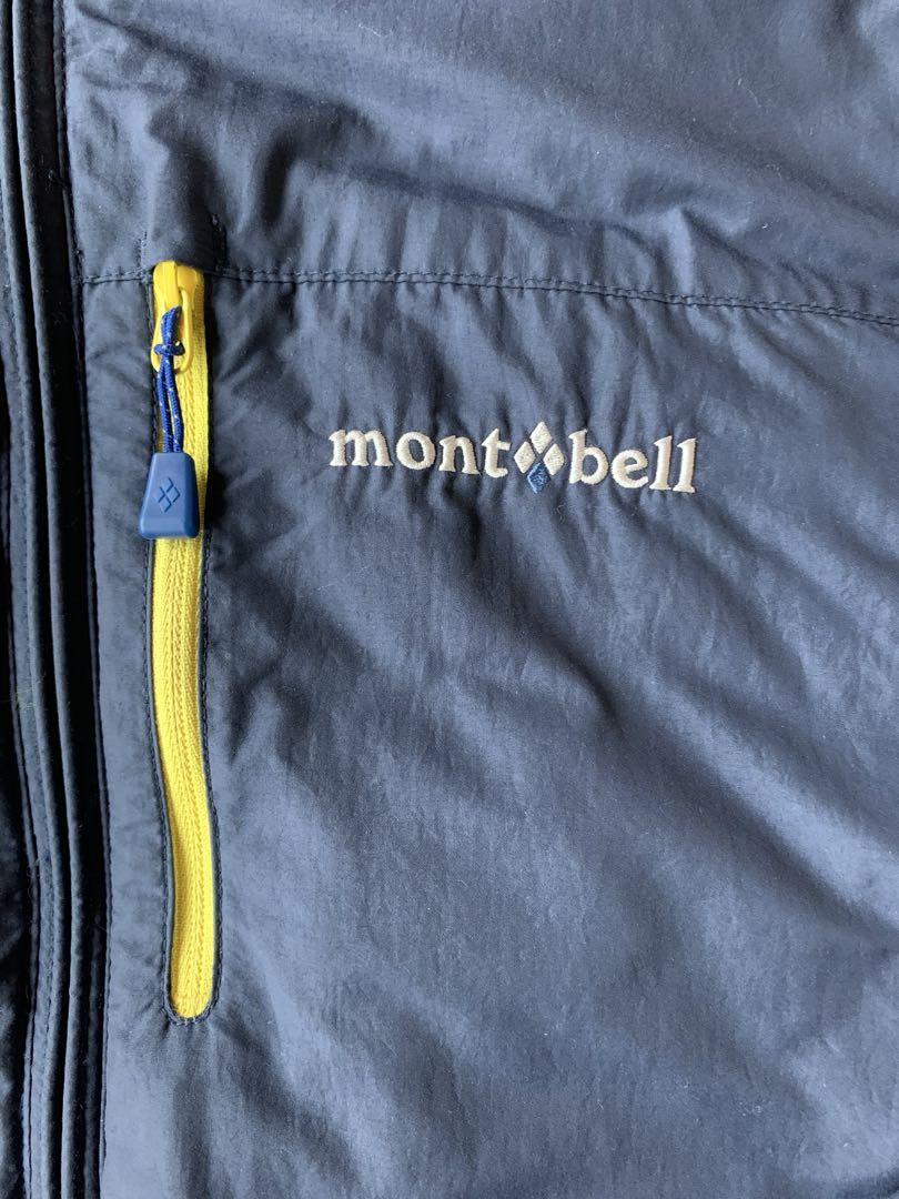 montbell リバーシブルダウンジャケット ネイビー/イエロー 150