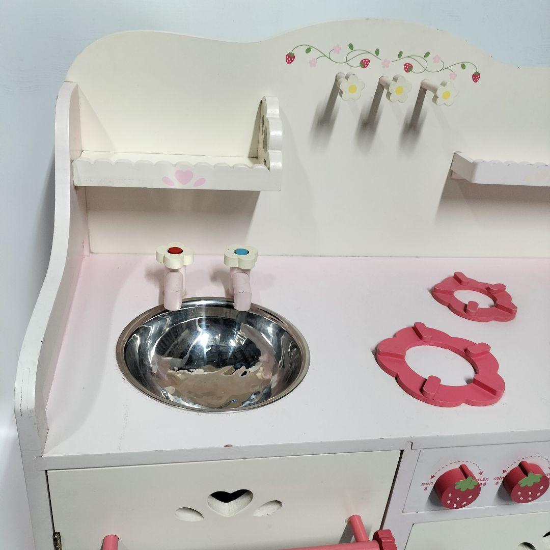 マザーガーデン 木製 野いちご キッチン スウィートカフェリボン コスメ