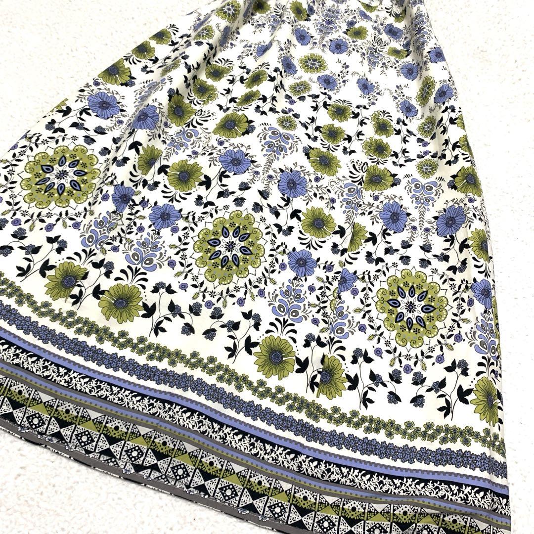 ☆新品級 ローラアシュレイ 美シルエットワンピース 花柄