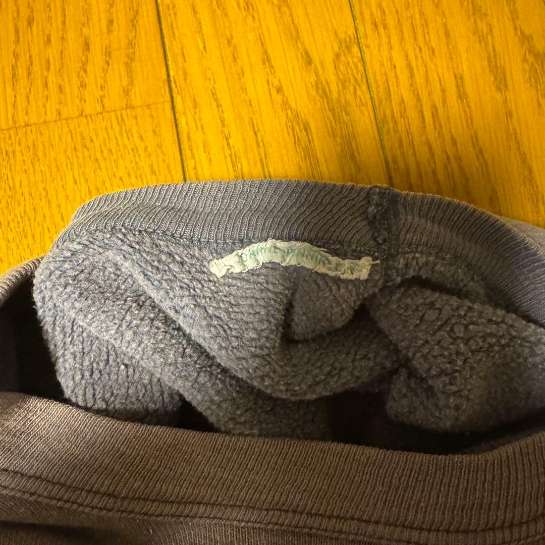 50s Champion ランタグ 茄子紺 スウェット 鬼フェード リブ長