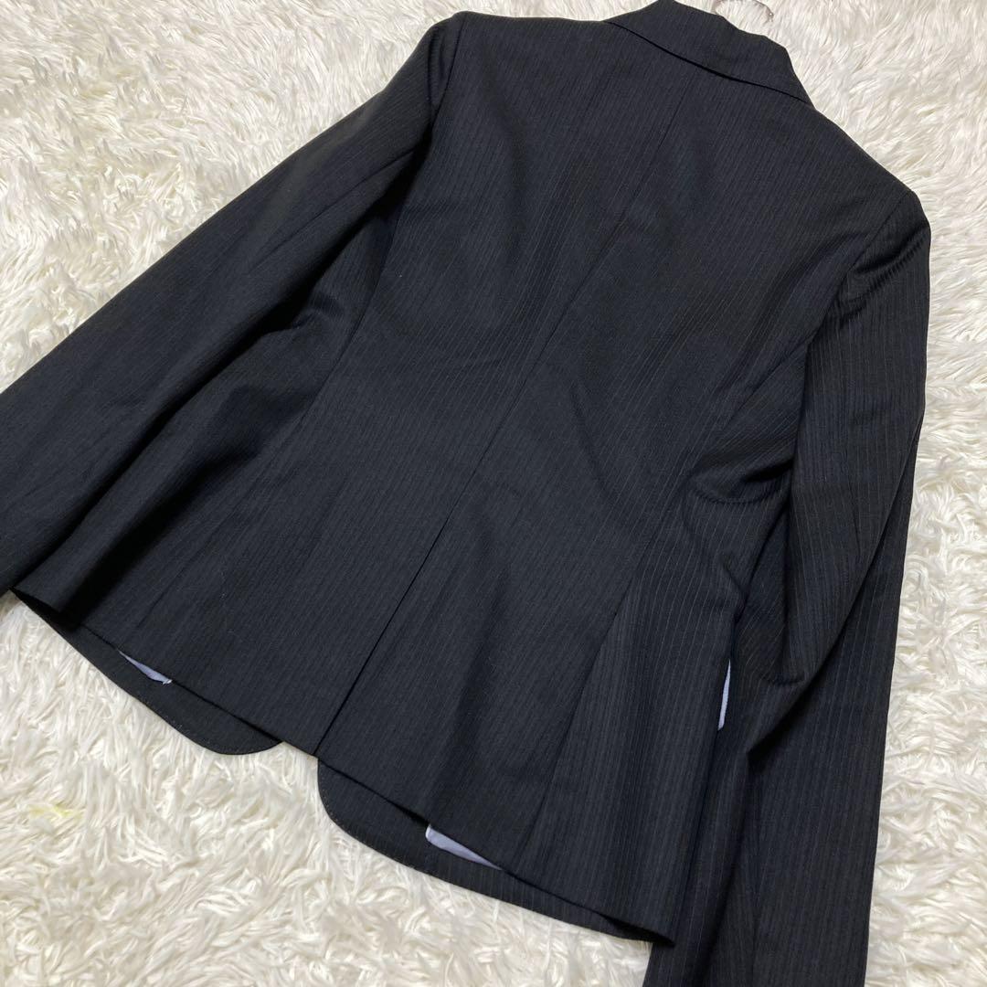 極美品✨アンタイトル シルク混 セットアップ パンツ ストライプ M〜L 日本製