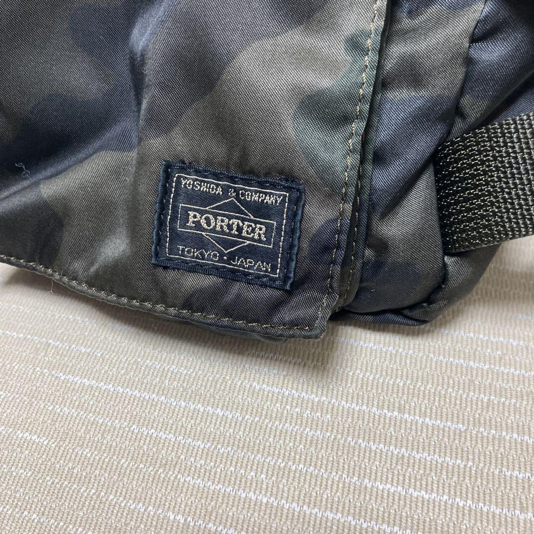 PORTER 30周年 カモフラージュ タンカー ウエストバッグ ボディバッグ