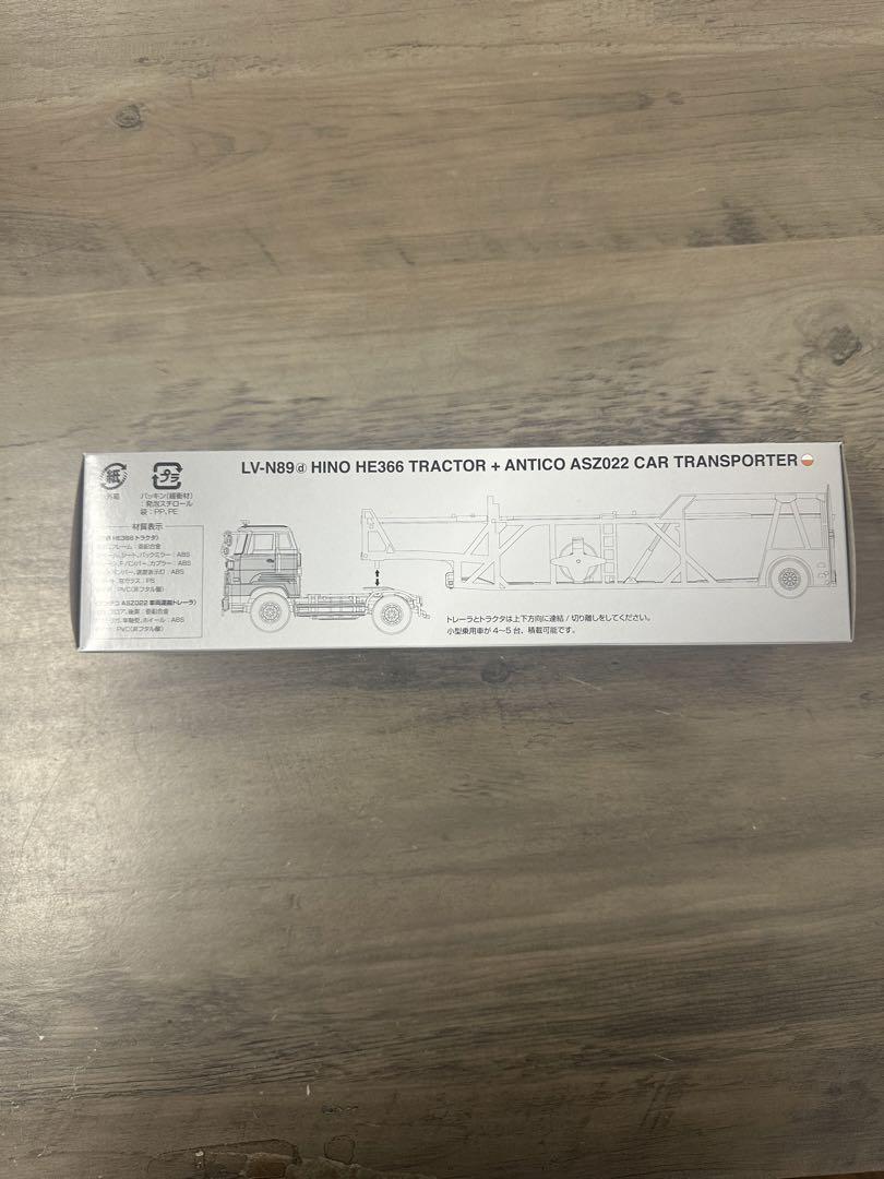 TOMYTEC トミカ LV-N89 日野HE366 トレーラー