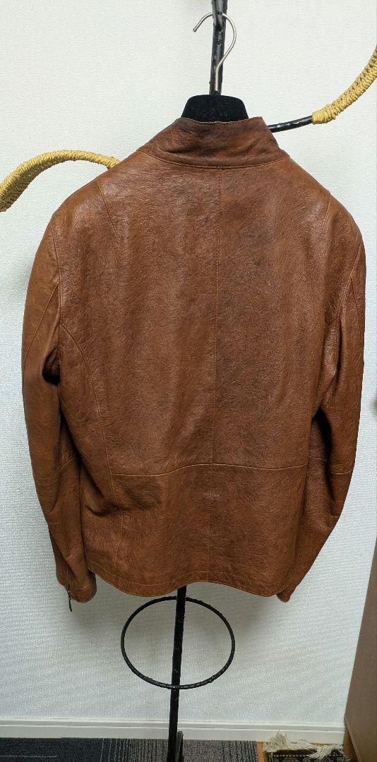 lanvin en blue シングルレザージャケット　48 L