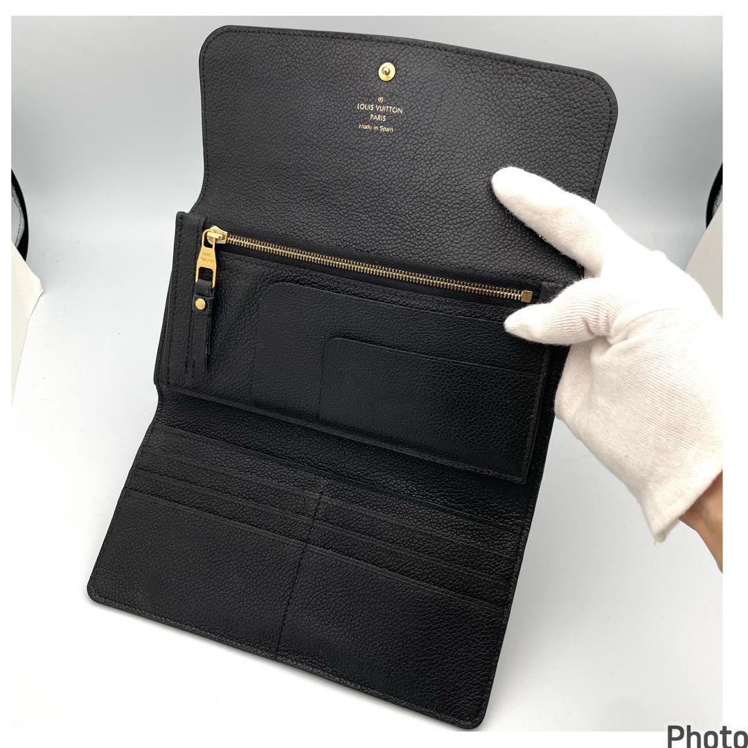 超特盛ミラクルプライス 超綺麗✨ルイヴィトン アンプラント ヴィルトゥオーズ 長財布 ブラック黒 【QG1313162920】(16100円)