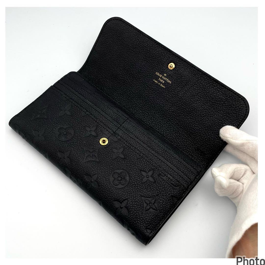 超特盛ミラクルプライス 超綺麗✨ルイヴィトン アンプラント ヴィルトゥオーズ 長財布 ブラック黒 【QG1313162920】(16100円)