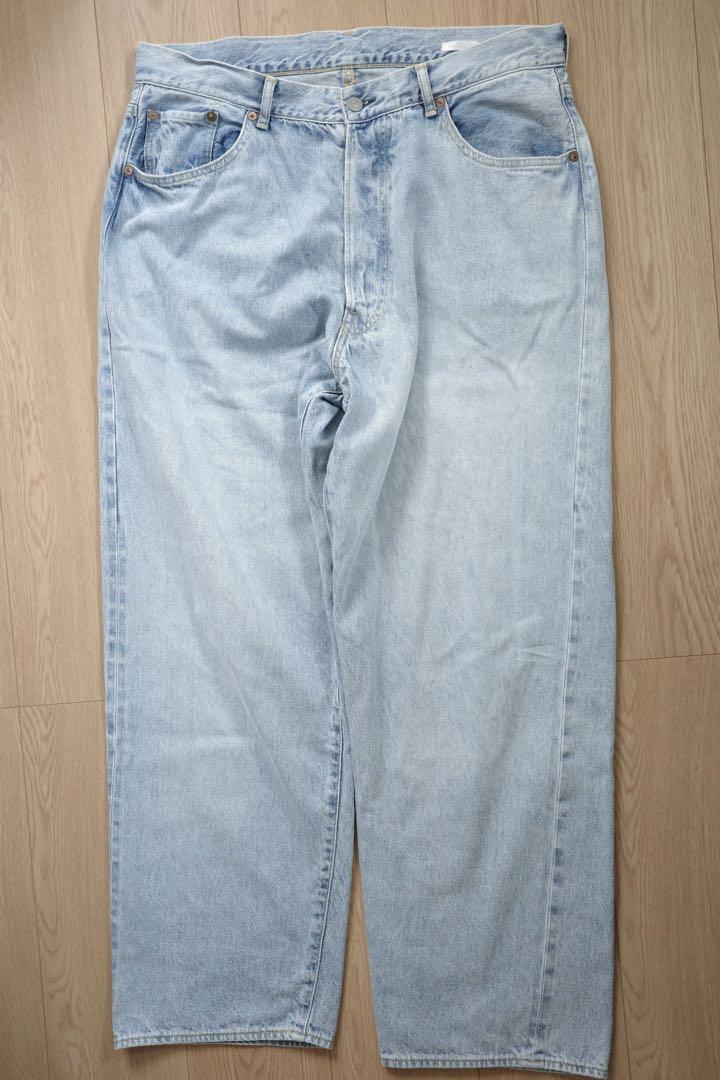 A*様 デニム　5Pパンツ　Bleach comoli コモリ　ブリーチデニム