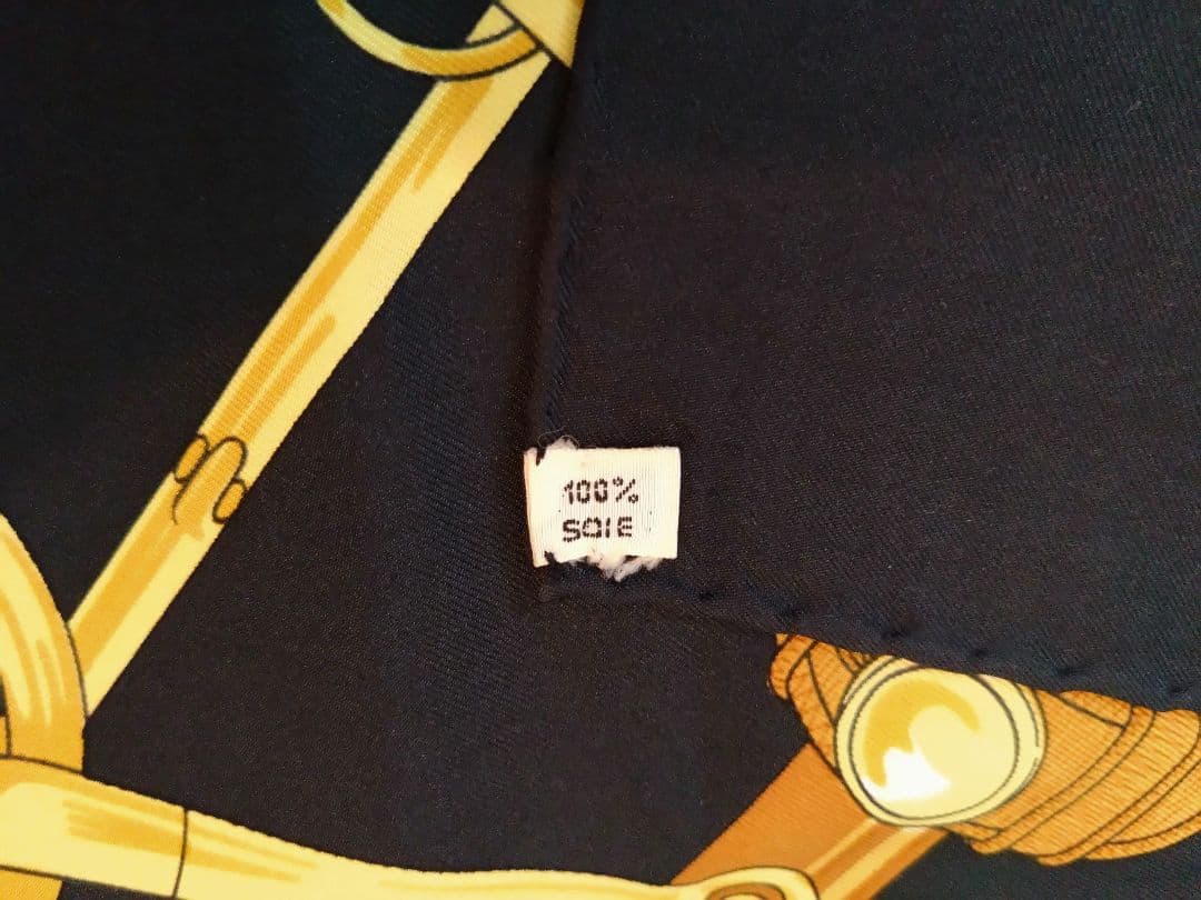 エルメス|スカーフ 黒