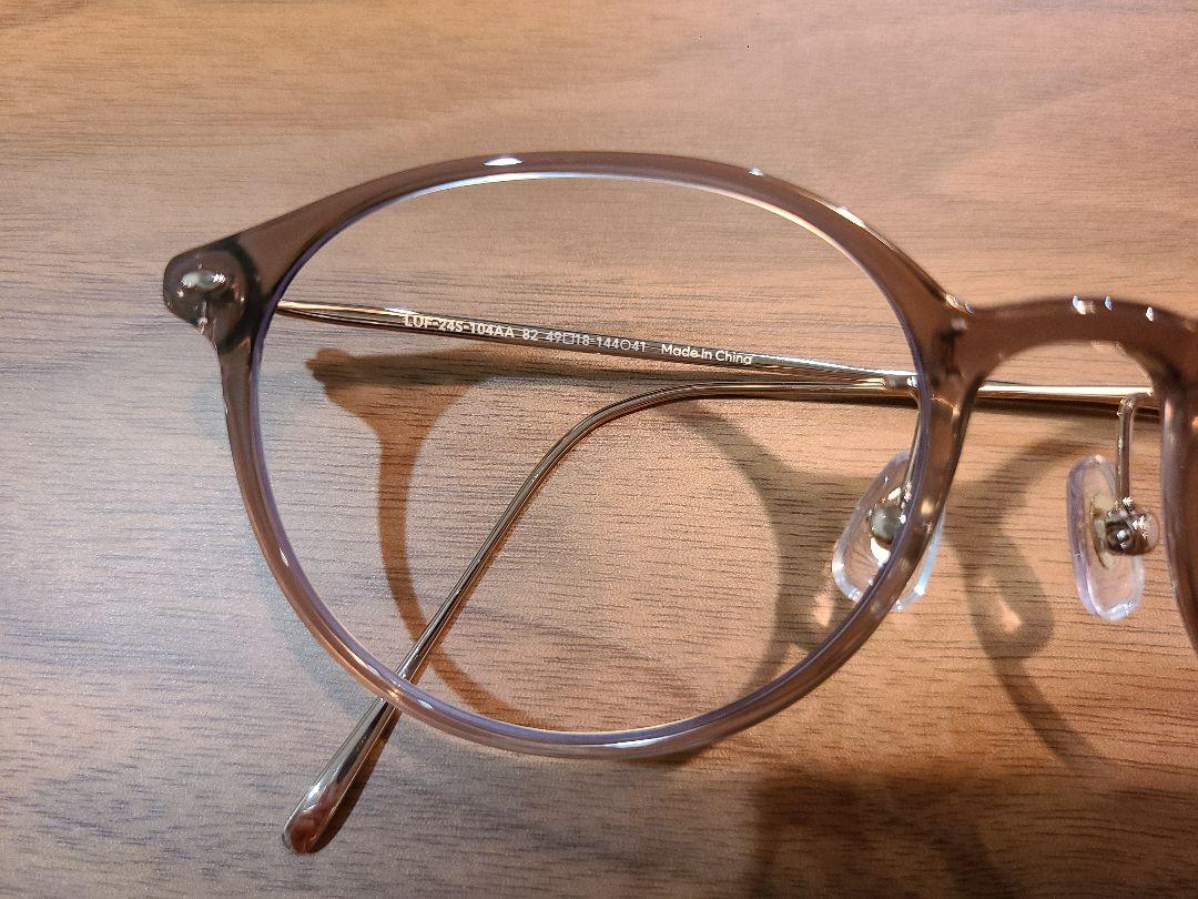 美品 JINS ジンズ LUF-24S-104 ライトブラウン