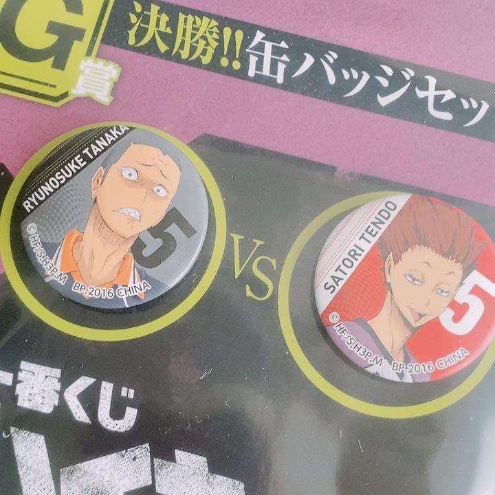 決勝 缶バッチセット 全7種 ハイキュー 烏野高校vs白鳥沢学園高校 Grootzs Nl