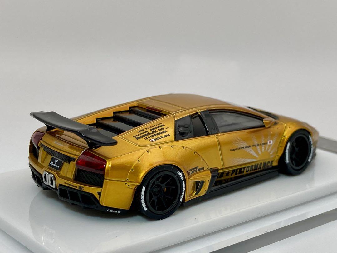 レジン製 1/64 ランボルギーニ ムルシエラゴ ゴールド