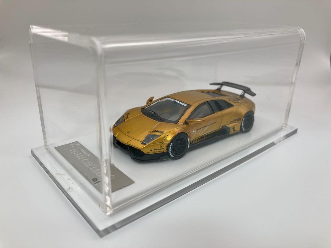 レジン製 1/64 ランボルギーニ ムルシエラゴ ゴールド