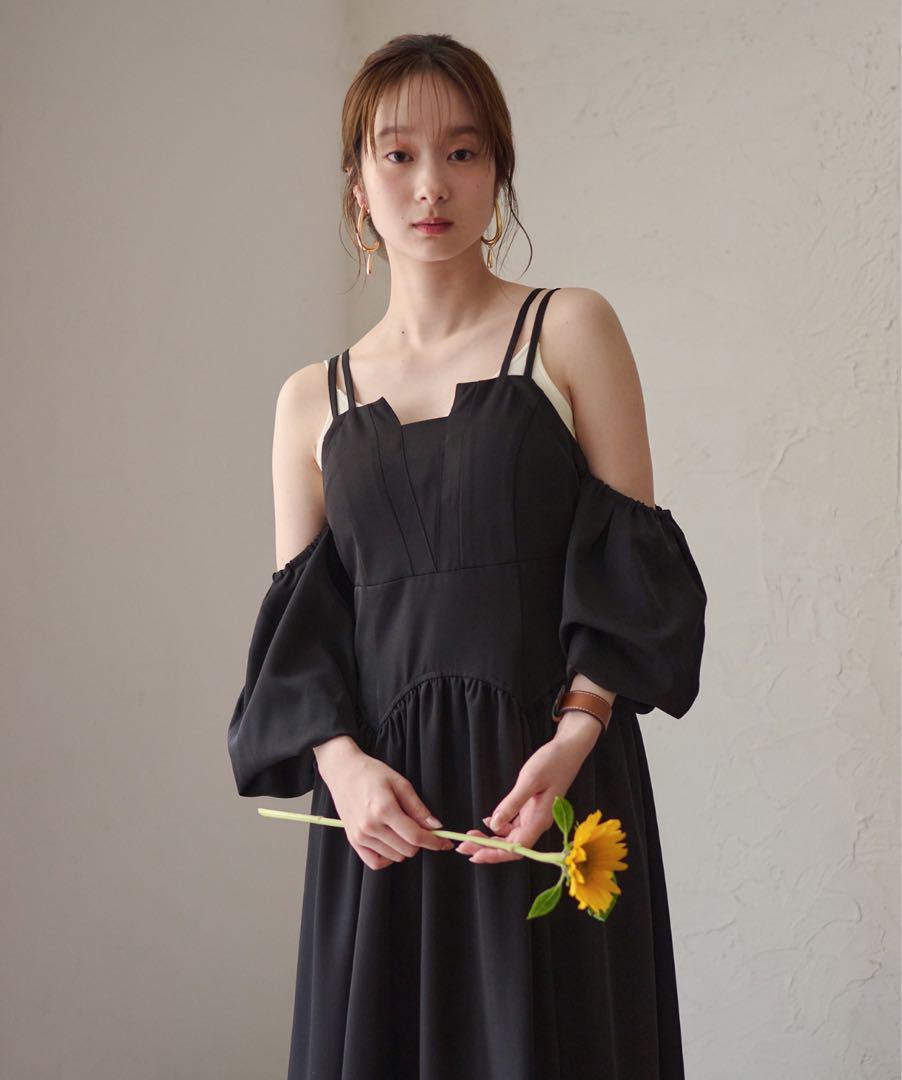 ワンピース 2way sleeve corset onepiece
