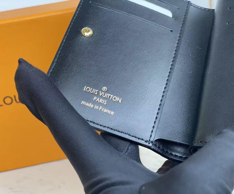 ルイヴィトン 財布 コンパクト ポルトフォイユ ルー ノワール