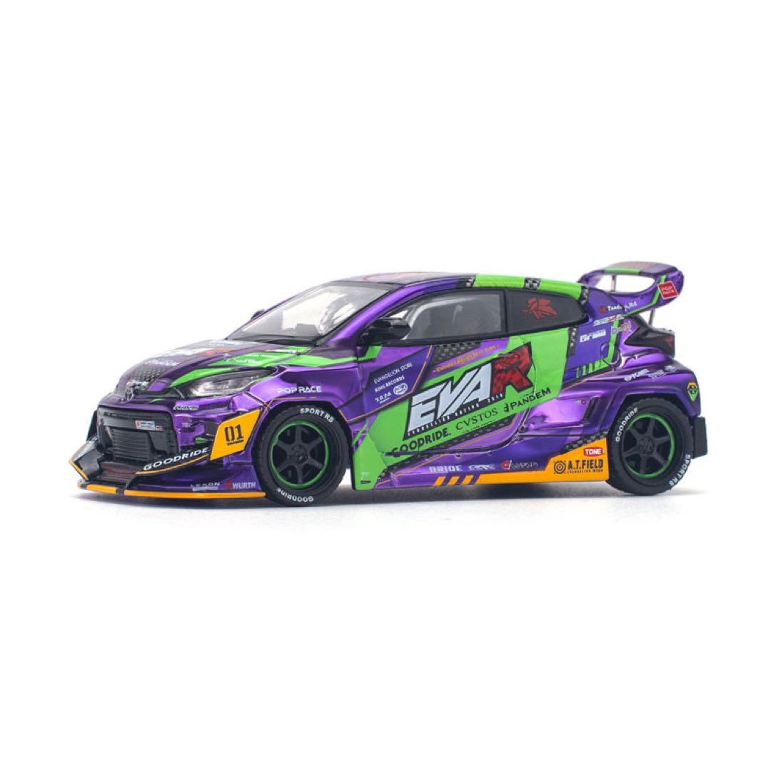 と*と様 1/64 エヴァRT初号機 GOODRIDE GRヤリス[POP RA