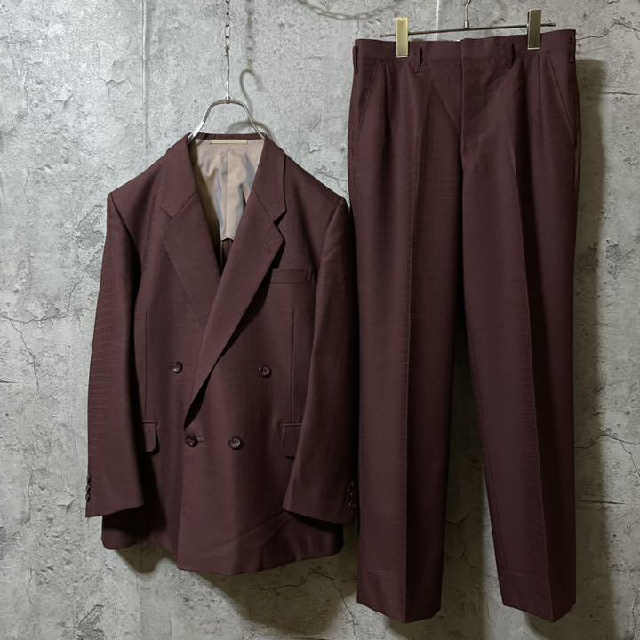 最新の激安 超希少 古着 ビンテージ ダブルジャケット セットアップ 昭和レトロ 菅田将暉 0JKng-m46184592982 HOT安い