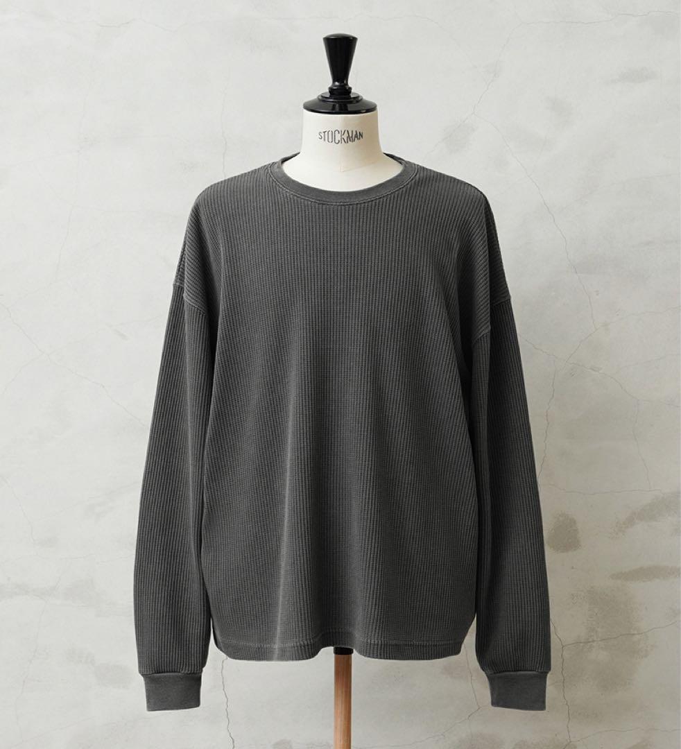 SCREEN STARS×WAIPER サーマル PIGMENT BLACK S