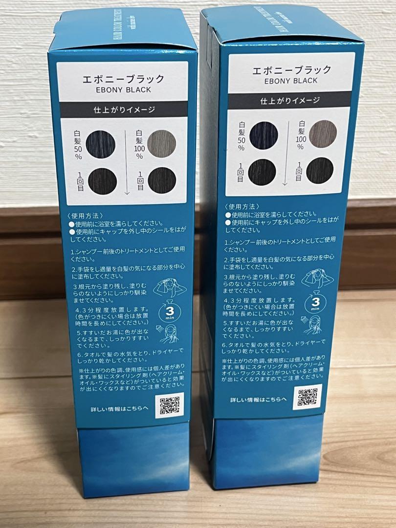 LPLP ルプルプ　エッセンスカラートリートメント　エボニーブラック　2本セット