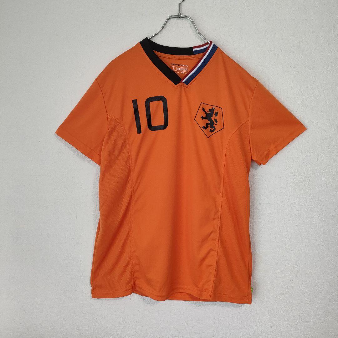 【希少】オランダ代表　スナイデル　ユニフォーム　サッカー　W杯　10　ホーム　L