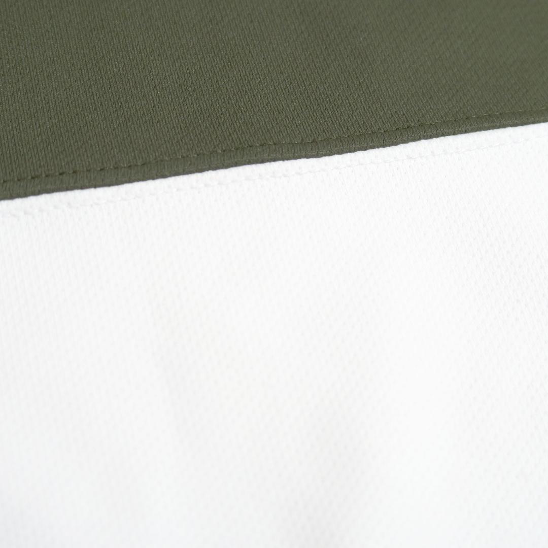 BRIEFING バイカラー ノースリーブ ハイネック シャツ OLIVE