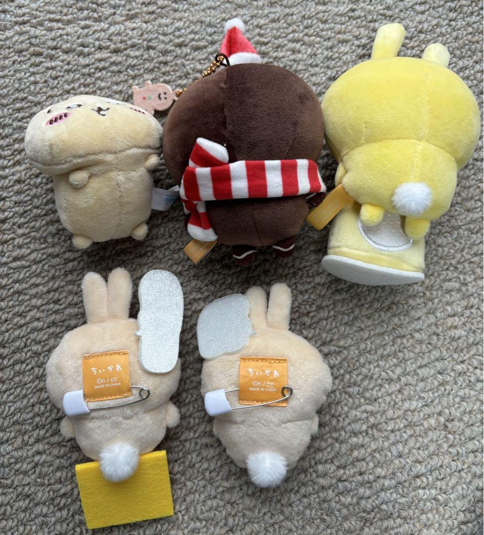 美品】ちいかわ うさぎマスコット5種
