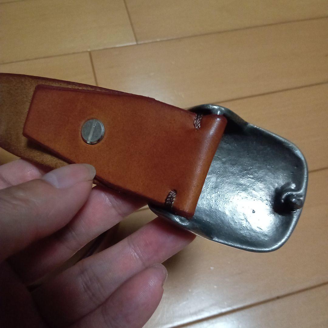 VAN ヴァン ベルト レザー バックル　クラシックス　茶