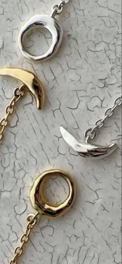 CHIEKO+チェコプラス LUNA double necklace