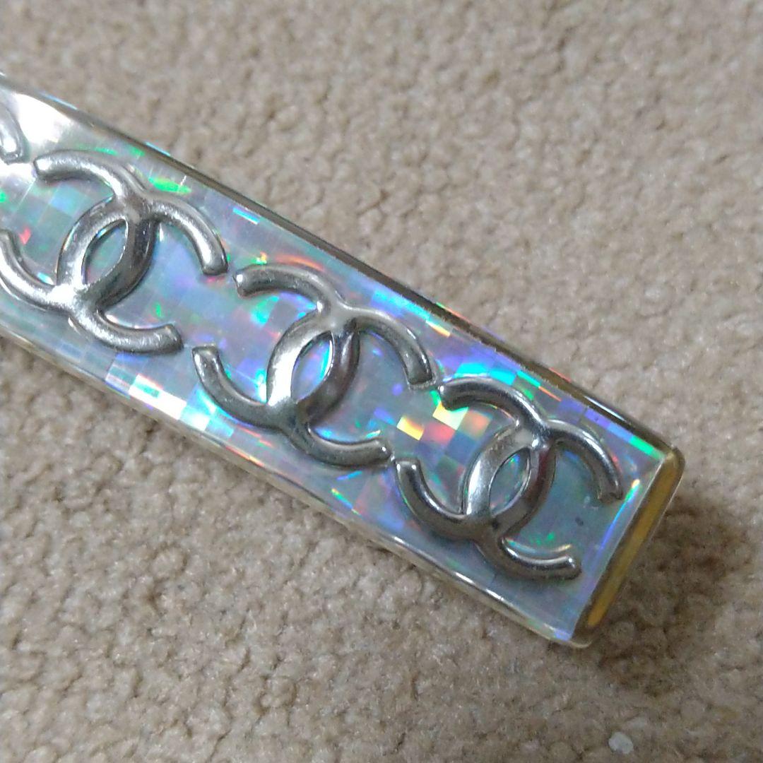 ◇セール特価品◇ シャネル CHANEL バレッタ 髪留め クリア レア