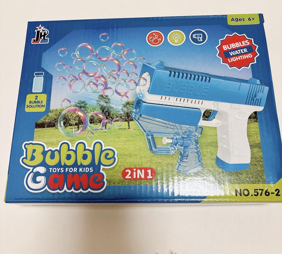 ❇️新商品❣️夏　バブルガンウォーターガン ピンク　電動 しゃぼん玉 水鉄砲
