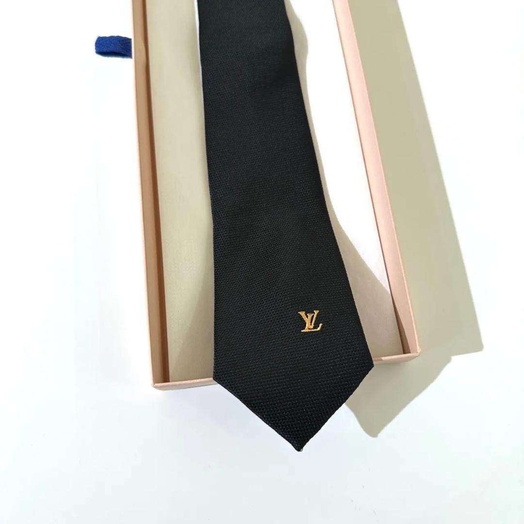 美品 ルイヴィトン Louis Vuitton ネクタイ シルク100% - メルカリ