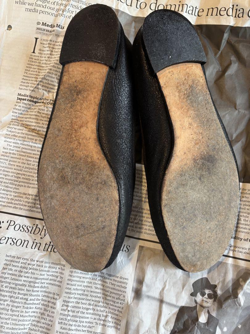 Repetto バレーシューズ　ブラック　シボ Repetto バレーシューズ ブラック シボ - メルカリ