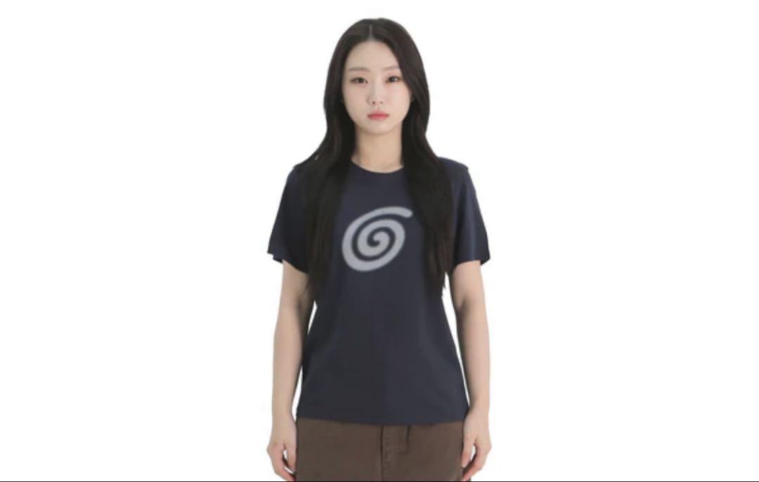 SOL soonerorlaer似　ぐるぐるTシャツ　ネイビー 5,395円
