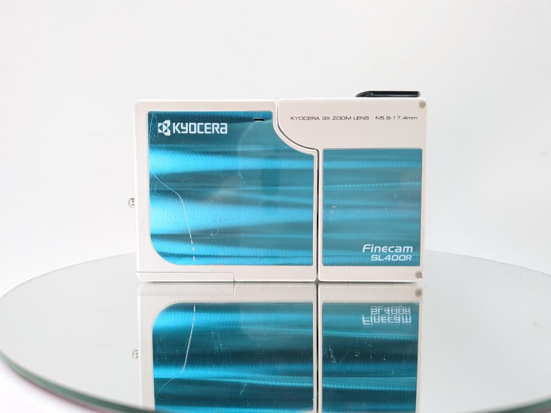 【動作〇】Kyocera デジタルカメラ　SL400R ブルー