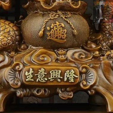 龍 ドラゴン 金のなる木 置物 オブジェ 繁栄 樹脂素材 高級感 37cm