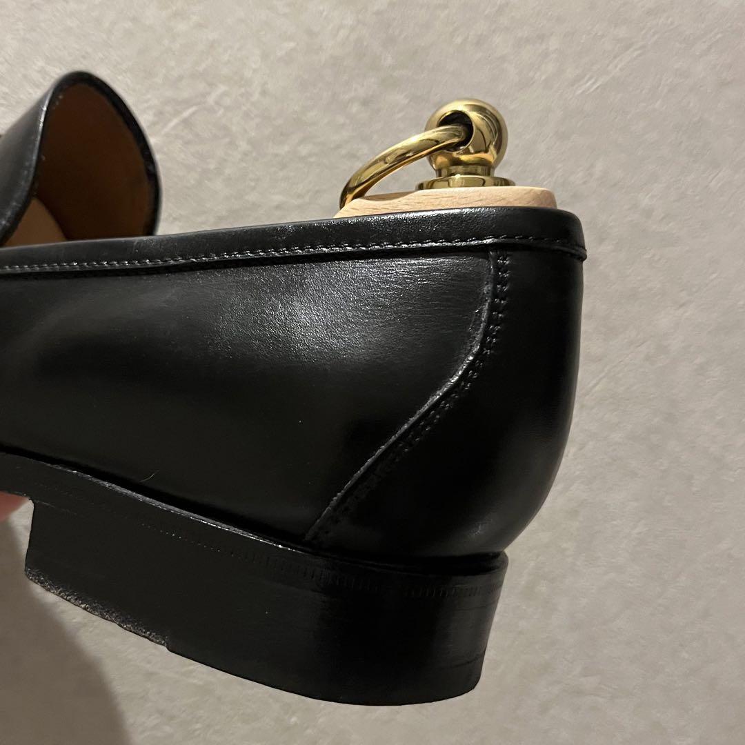 Enzo Bonafe／BEAMS F別注　ビットローファー　ブラック　5.5