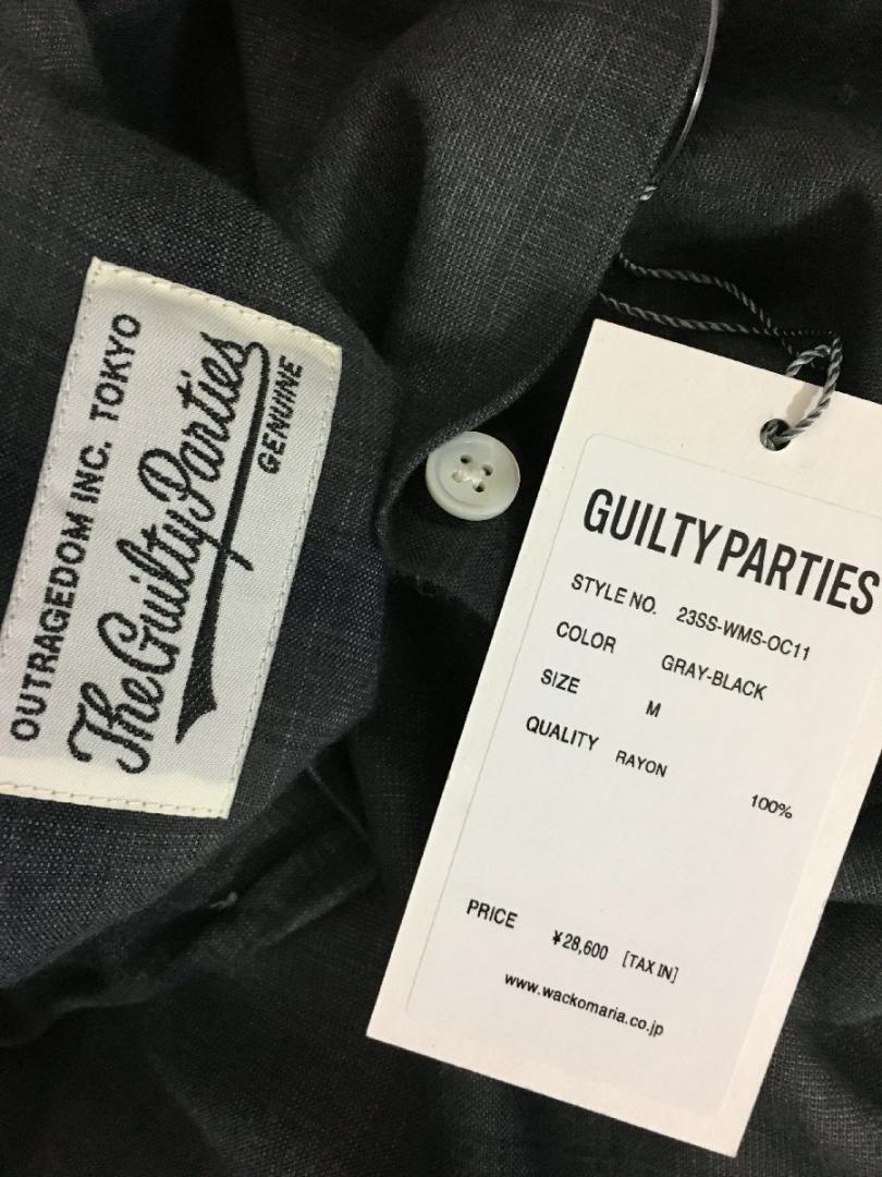 ワコマリア タグ付き 23ss オンブレ チェック オープンカラー 半袖 シャツ