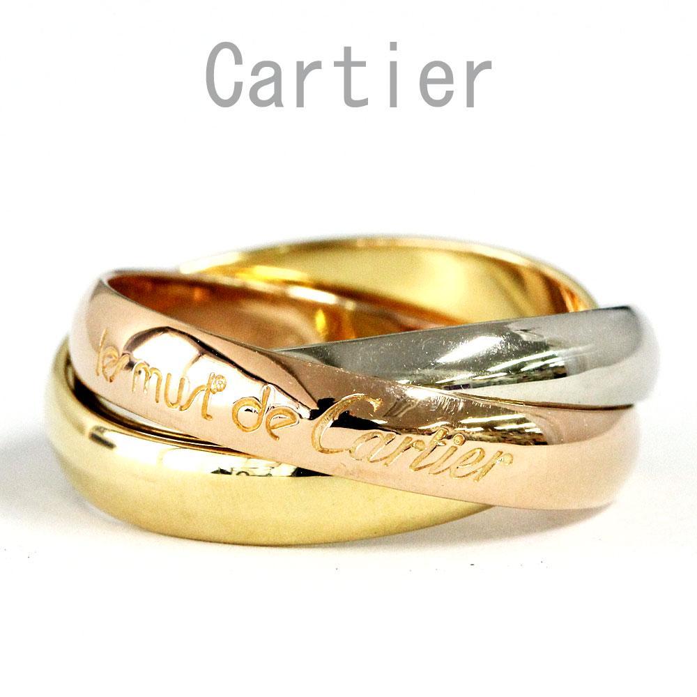 【カルティエ/Cartier】 トリニティリング 9号 K18YG/WG/PG 楽天市場】カルティエ【Cartier】K18YG/PG/WG トリニティリング