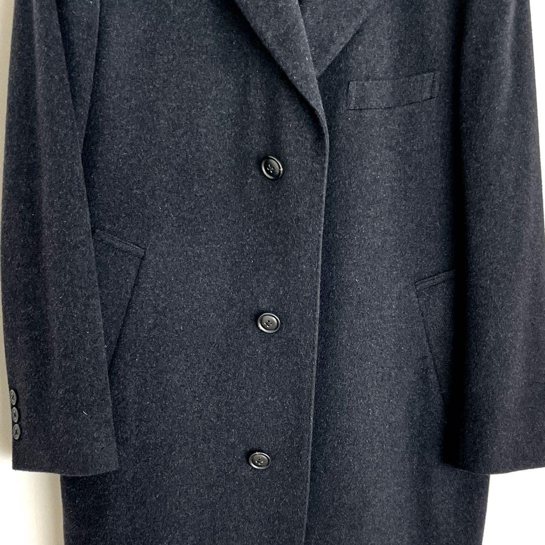 【美品】BALESTRINO イタリア製　チェスターコート アンゴラ100%