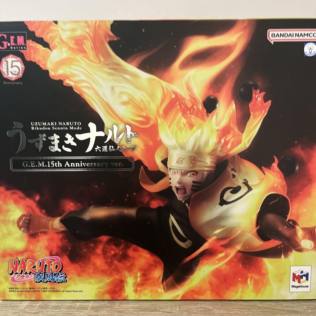 BANDAI - 新品未開封G.E.M.うずまきナルト 六道仙人モード 再販 G.E.M.シリーズ NARUTO-ナルト- 疾風伝 うずまきナルト 六道仙人