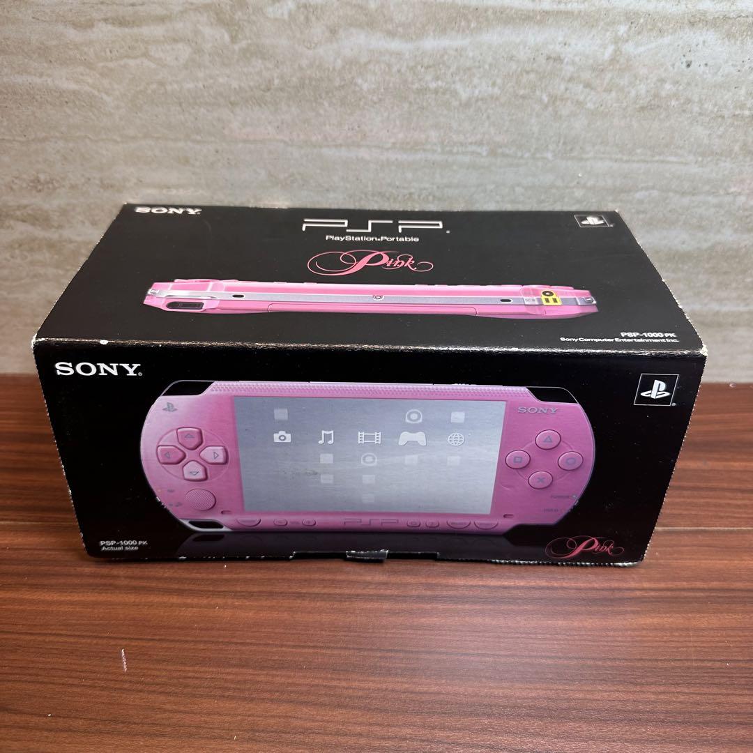 PSP-1000 やぼったく ピンク ほぼ未使用 1177