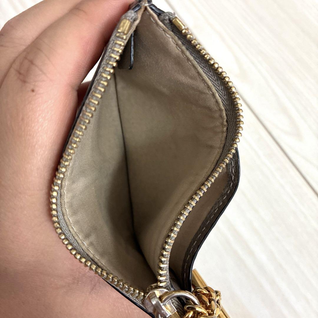 Chloé クロエ レザー コインケース カードケース ゴールド金具