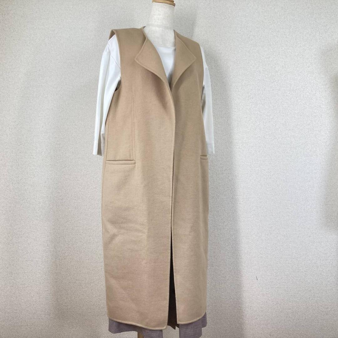 ZARA  ロングジレ ウール ZARA - ZARA. ロングジレの通販 by .'s shop｜ザラならラクマ