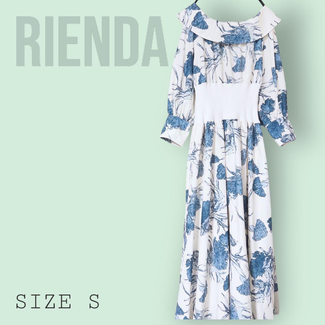 【未使用】 rienda オープンNC シャツ ワンピース